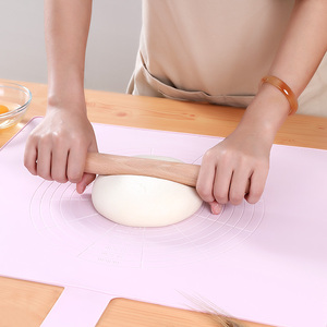 008人付款淘宝不粘日本硅胶揉面垫烘焙工具擀面杖饺子皮擀面垫子免粘