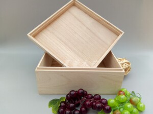 简约木质天地盖桐木盒定做长方形包装盒茶叶盒木质礼盒定制