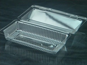 HY-07大山K55吸塑透明西点盒一次性蛋糕/寿司盒屋顶盒100个