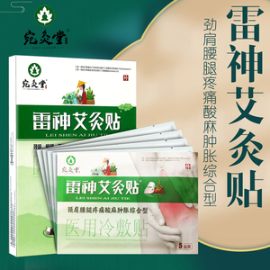 宛灸堂雷神艾灸贴三伏贴三九贴颈肩腰痛酸活血止痛型医用冷敷帖gx