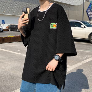 智快鱼马威官方旗舰店鹿岛男装湖南亦止服饰新款衣服t恤 潮牌