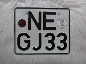 德国欧盟外国摩托车牌照机车 germany室内西餐厅酒吧改装饰negj33