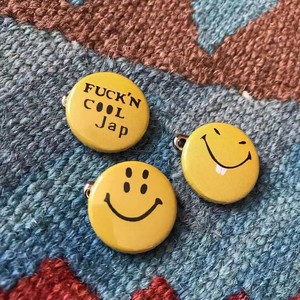 【现货】kapital平田和宏三合一笑脸日系经典潮流胸针徽章男女