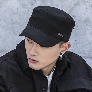 帽子男春秋潮百搭时尚休闲男士中年爸爸遮阳户外棒球帽平顶鸭舌帽