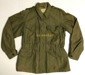 二战美军军版原品36r码陆军军官士兵通用单绿色m1943野战夹克风衣