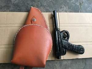 影视服装道具盒子枪王八盒子手枪套鬼子日本军官表演道具手枪