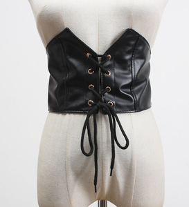 超宽皮腰封女外搭复古时尚百搭绑带束腰带外穿衬衫装饰配裙子毛衣