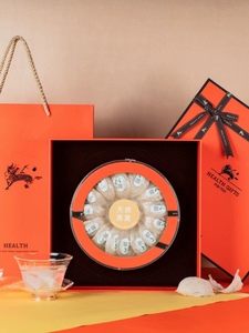 奢牌-橙色燕窝包装盒礼盒送礼原创设计高端滋补品礼盒(10套/箱)