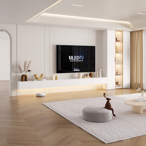 储物式电视背景墙