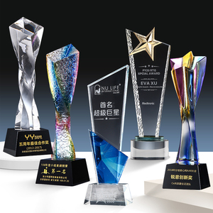创意新款水晶奖杯定制定做刻字优秀员工颁奖比赛团队荣誉纪念礼品