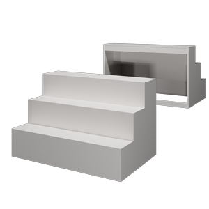 阶梯展示架超市礼品中岛展示台茶叶多层置物架堆头包包梯形架子