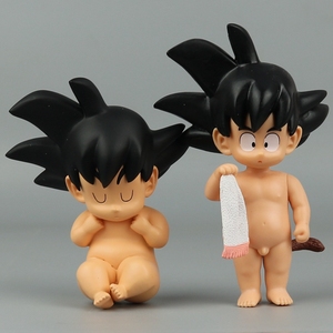 七龙珠z童年悟空可爱洗澡光屁屁睡觉宝宝模型手办创意人偶礼物