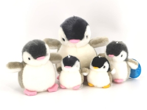 极地海洋馆毛绒玩具儿童生日礼物家居摆件超萌企鹅公仔带响小挂件