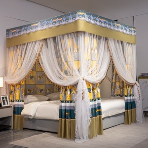 081人付款天猫中式架子床仿古明清蚊帐中式古典架子床蚊帐新中式帘