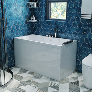 小户型日式加深坐式浴缸亚克力家用独立式恒温按摩迷你小浴缸浴盆