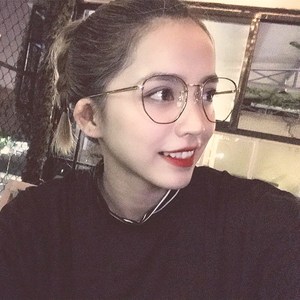 眼镜近视女金丝金属金边银色金色黑金色圆脸网红大脸大框眼睛框架