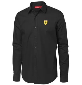 德国代购 法拉利ferrari男士全棉长袖衬衫德国直邮包邮