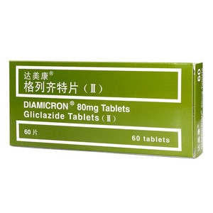 505人付款天猫diamicron/达美康 格列齐特缓释片 60mg*30片/盒 成人2