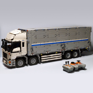 buildmoc 兼容乐高科技系列wingbodytruck 荒川大卡车 moc-1389