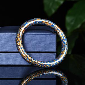 犀皮漆手镯中国风