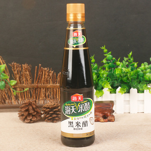 正品海天黑米醋450ml炒菜上色黑醋煲猪脚姜配添丁甜醋酿造食用醋
