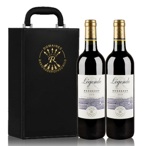法国进口红酒礼盒装原装Lafite拉菲传奇干红葡萄酒750ml/瓶两支装