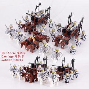 乐高古代士兵积木罗马中世纪