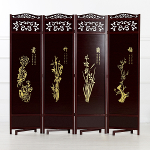 古风房间装饰品屏风拍摄道具折叠移动古代中式古典隔断中国风仿古