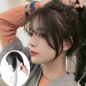 假发刘海女空气八字修脸