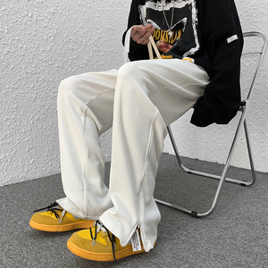 longroad 大码休闲裤男士卫裤女方少潮牌男装禾子格子先生pd大人