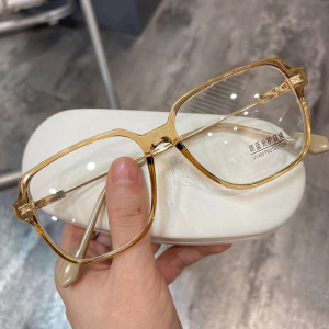 gm近视眼镜框男女jeff同款眼镜架虞书欣杨洋同款超轻tr防蓝光装饰