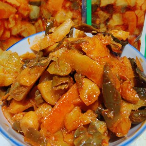 东北八宝菜70克 包装朝鲜族泡菜 黄花胡萝卜腌制阿妈妮尖椒小咸菜