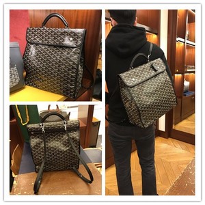goyard戈雅 18新款 男士y字母logo可折叠背包 双肩包 手提包