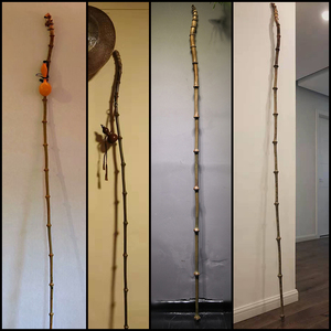 轻巧文人筇竹杖罗汉竹拐杖文玩手杖户外登山杖居士禅杖老人礼物