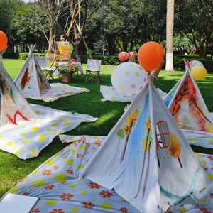 帐篷儿童三角形