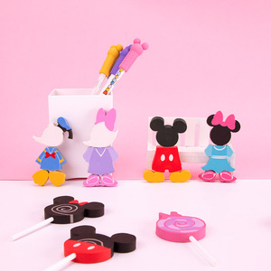 迪士尼橡皮擦小学生儿童学习文具米妮米奇幼儿园创意卡通小礼物萌贝希