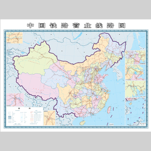 中国铁路线路地图