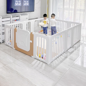 库林亚艺术宝宝游戏围栏收纳架防护栅栏婴儿童客厅地上爬行垫家用