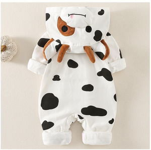 12345瓜淘宝婴儿真丝衣服宝宝秋装新品长袖婴童丝绸睡衣小奶牛弹力