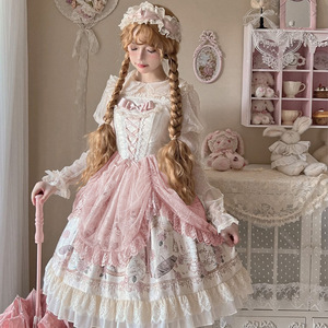 十八岁成年礼礼服女公主裙优雅复古洛丽塔连衣裙JK服装