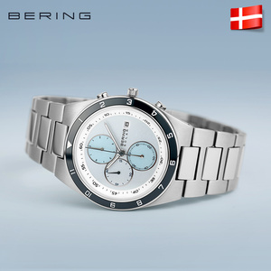 Bering白令进口光能表男多功能防水手表商务太阳能腕表