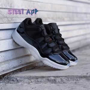 sissi air jordan 11 low aj11大魔王黑白低帮休闲球鞋av2187-001