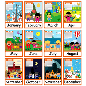 40tb059901_33淘宝幼儿童星期月份认知单词塑料卡片英文英语有声