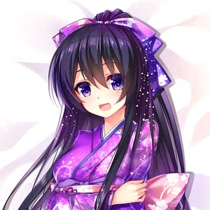 原创 约会大作战和服四糸乃狂三琴里折纸美九等身抱枕枕套