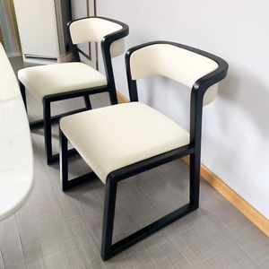 实木家用酒店餐厅带扶手办公北欧中式凳子椅子现代简约餐椅靠背椅