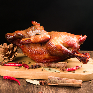 白家熏鸡 烧鸡烤鸡扒鸡古法熏鸡900g