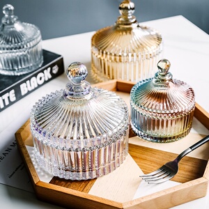 糖果罐子少女心圣诞糖果罐装糖果的罐子创意储物罐圣诞节复古方糖