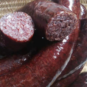 湖南猪血肠 血香肠灌血肠怀化沅陵特产纯手工糯米血肠灌肠血粑