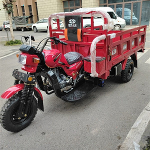 嘉陵原厂单顶液压翻斗平板三轮车 燃油三轮摩托车