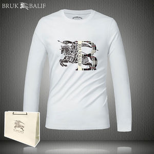 巴宝莉衫男装长袖t恤